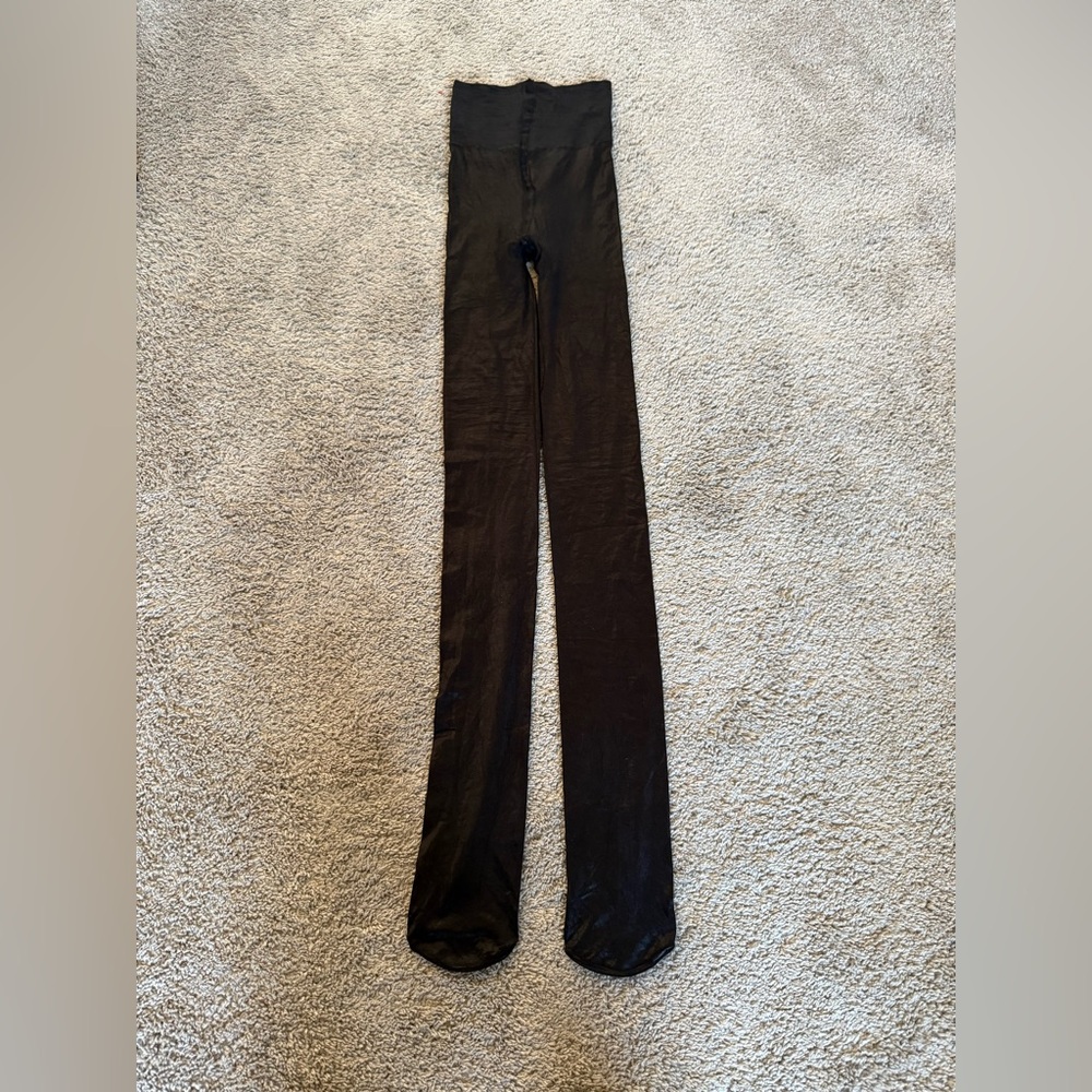 NEVER WORN BRAND NEW SWE-S Shimmery Black High-Waisted Tights